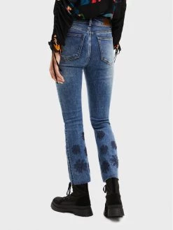 Desigual Γυναίκες Bootcut Τζιν Unicorn 22WWDD51 Μπλε Flare Fit -Εξοδος Desigual Κατάστημα unnamed file 1013