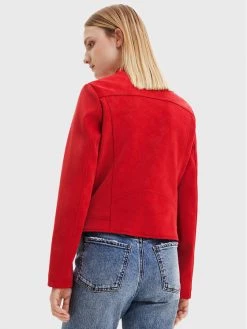 Desigual Γυναίκες Δερμάτινα Μπουφάν Μπουφάν από απομίμηση δέρματος Las Vegas 22WWEW62 Κόκκινο Regular Fit -Εξοδος Desigual Κατάστημα unnamed file 1034