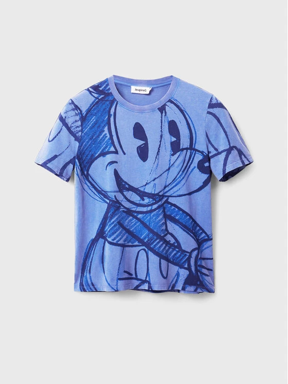 Desigual Γυναίκες T-shirts T-Shirt DISNEY Mickey Μπλε Regular Fit 7 Desigual Γυναίκες T-shirts T-Shirt DISNEY Mickey Μπλε Regular Fit - Image 5