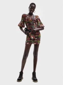 Desigual Γυναίκες Καθημερινά Φορέματα Φόρεμα καθημερινό Lara 22WWVW47 Έγχρωμο Slim Fit -Εξοδος Desigual Κατάστημα unnamed file 1058