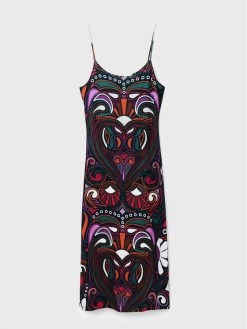 Desigual Γυναίκες Καθημερινά Φορέματα Φόρεμα καθημερινό Marca 22WWVK23 Έγχρωμο Slim Fit -Εξοδος Desigual Κατάστημα unnamed file 1066