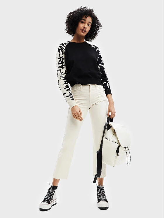 Desigual Γυναίκες Straight Leg Τζιν 22WWDD09 Μπεζ Straight Fit 4 Desigual Γυναίκες Straight Leg Τζιν 22WWDD09 Μπεζ Straight Fit - Image 2