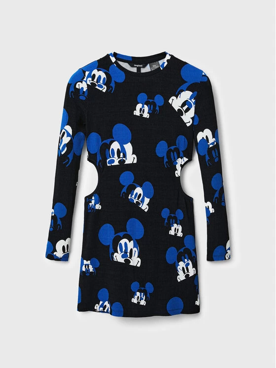 Desigual Γυναίκες Καθημερινά Φορέματα Φόρεμα καθημερινό DISNEY Faces Mickey 22WWVK43 Μαύρο Slim Fit 7 Desigual Γυναίκες Καθημερινά Φορέματα Φόρεμα καθημερινό DISNEY Faces Mickey 22WWVK43 Μαύρο Slim Fit - Image 5