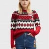 Desigual Γυναίκες Πουλόβερ Buddy 22WWJFAN Κόκκινο Relaxed Fit -Εξοδος Desigual Κατάστημα unnamed file 1112