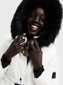 Desigual Γυναίκες Χειμωνιάτικα Μπουφάν Μπουφάν πουπουλένιο Noruega 22WWEWAE Λευκό Regular Fit -Εξοδος Desigual Κατάστημα unnamed file 112