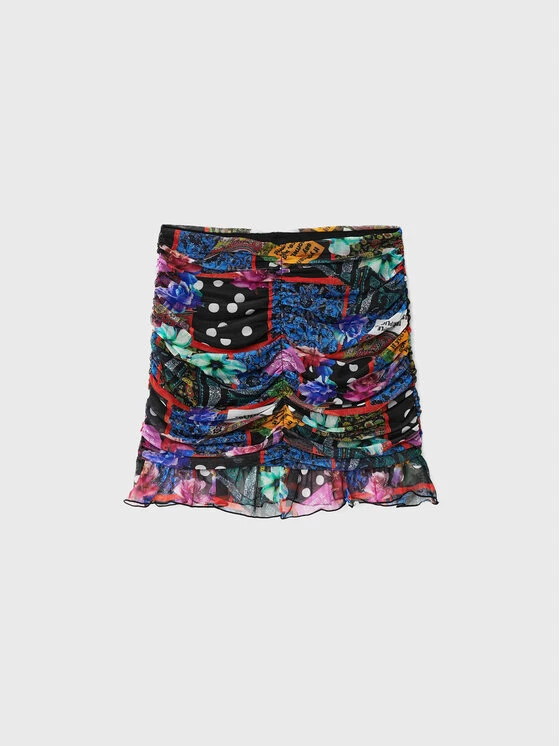 Desigual Γυναίκες Φούστα Mini MONSIEUR CHRISTIAN LACROIX Party 22WWFK04 Έγχρωμο Slim Fit 7 Desigual Γυναίκες Φούστα Mini MONSIEUR CHRISTIAN LACROIX Party 22WWFK04 Έγχρωμο Slim Fit - Image 5