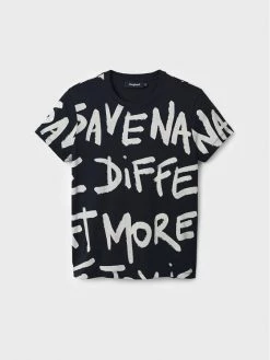 Desigual Γυναίκες T-shirts T-Shirt Enya 22WWTK21 Μαύρο Regular Fit -Εξοδος Desigual Κατάστημα unnamed file 1147