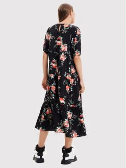 Desigual Γυναίκες Καθημερινά Φορέματα Φόρεμα καθημερινό Florencia 22WWVW60 Μαύρο Relaxed Fit -Εξοδος Desigual Κατάστημα unnamed file 1166