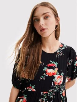 Desigual Γυναίκες Καθημερινά Φορέματα Φόρεμα καθημερινό Florencia 22WWVW60 Μαύρο Relaxed Fit -Εξοδος Desigual Κατάστημα unnamed file 1167