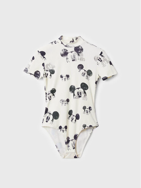 Desigual Γυναίκες Κορμάκια κορμάκι DISNEY Mickey 22WWQK08 Μπεζ Slim Fit 7 Desigual Γυναίκες Κορμάκια κορμάκι DISNEY Mickey 22WWQK08 Μπεζ Slim Fit - Image 5