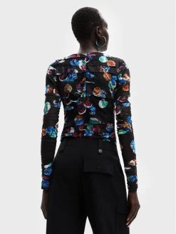 Desigual Γυναίκες Κορμάκια κορμάκι MONSIEUR CHRISTIAN LACROIX 22WWQK24 Μαύρο Slim Fit -Εξοδος Desigual Κατάστημα unnamed file 1192