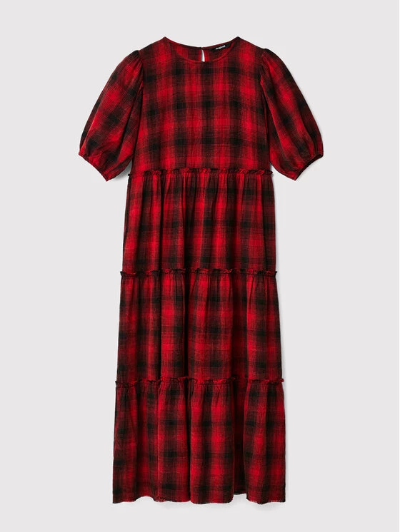 Desigual Γυναίκες Καθημερινά Φορέματα Φόρεμα καθημερινό Khan 22WWVW51 Κόκκινο Regular Fit 7 Desigual Γυναίκες Καθημερινά Φορέματα Φόρεμα καθημερινό Khan 22WWVW51 Κόκκινο Regular Fit - Image 5