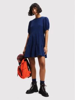 Desigual Γυναίκες Καθημερινά Φορέματα Φόρεμα καθημερινό Luna 22WWVW73 Σκούρο μπλε Regular Fit -Εξοδος Desigual Κατάστημα unnamed file 1216