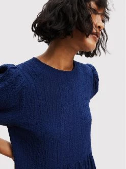 Desigual Γυναίκες Καθημερινά Φορέματα Φόρεμα καθημερινό Luna 22WWVW73 Σκούρο μπλε Regular Fit -Εξοδος Desigual Κατάστημα unnamed file 1218