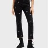 Desigual Γυναίκες Bootcut Τζιν Niscalo 22WWDD13 Μαύρο Cropp Flare Fit -Εξοδος Desigual Κατάστημα unnamed file 1224