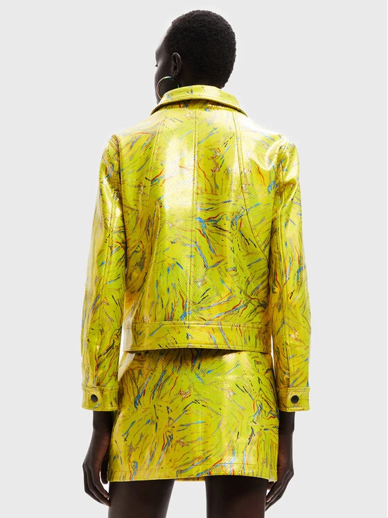 Desigual Γυναίκες Μεταβατικά Μπουφάν Μπουφάν μεταβατικό Memphis 22WWEW55 Κίτρινο Regular Fit 5 Desigual Γυναίκες Μεταβατικά Μπουφάν Μπουφάν μεταβατικό Memphis 22WWEW55 Κίτρινο Regular Fit - Image 3