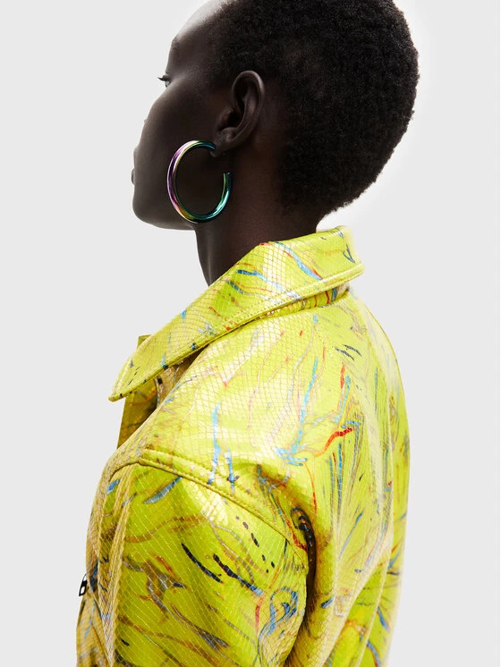 Desigual Γυναίκες Μεταβατικά Μπουφάν Μπουφάν μεταβατικό Memphis 22WWEW55 Κίτρινο Regular Fit 6 Desigual Γυναίκες Μεταβατικά Μπουφάν Μπουφάν μεταβατικό Memphis 22WWEW55 Κίτρινο Regular Fit - Image 4