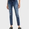 Desigual Γυναίκες Τζιν Amore 22WWDD17 Σκούρο μπλε Skinny Fit -Εξοδος Desigual Κατάστημα unnamed file 1244