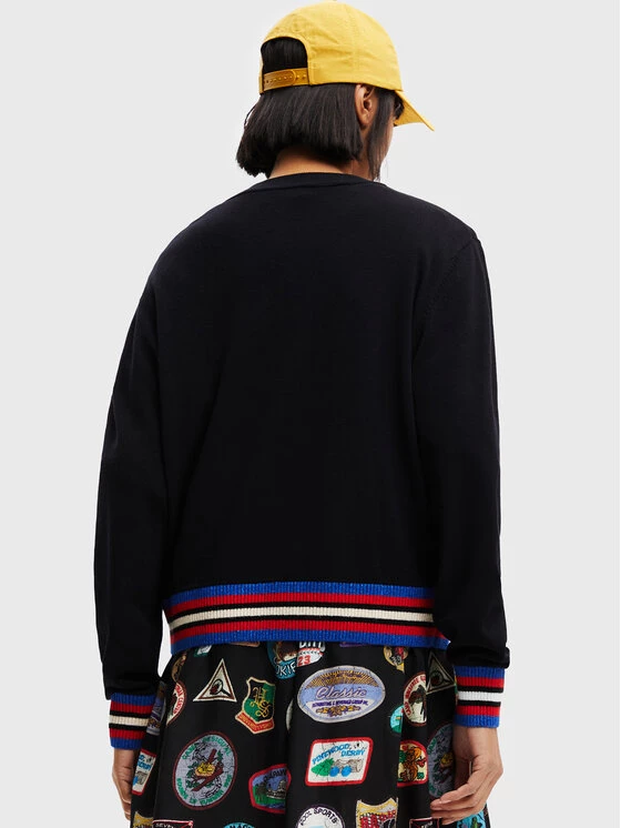 Desigual Γυναίκες Πουλόβερ Mara 22WWJF15 Μαύρο Regular Fit 5 Desigual Γυναίκες Πουλόβερ Mara 22WWJF15 Μαύρο Regular Fit - Image 3