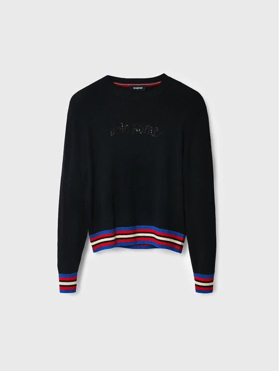 Desigual Γυναίκες Πουλόβερ Mara 22WWJF15 Μαύρο Regular Fit 7 Desigual Γυναίκες Πουλόβερ Mara 22WWJF15 Μαύρο Regular Fit - Image 5