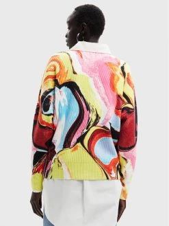 Desigual Γυναίκες Πουλόβερ Eucenia 22WWJF27 Έγχρωμο Oversize -Εξοδος Desigual Κατάστημα unnamed file 126