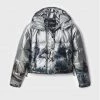 Desigual Γυναίκες Χειμωνιάτικα Μπουφάν Μπουφάν πουπουλένιο Vintage 22WWEW70 Ασημί Regular Fit -Εξοδος Desigual Κατάστημα unnamed file 1269