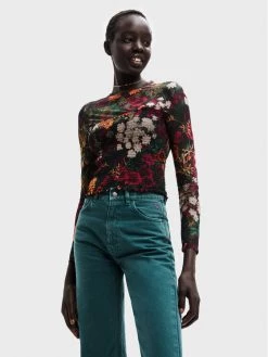 Desigual Γυναίκες Μπλουζάκια Μπλουζάκι Uxia 22WWTK63 Έγχρωμο Slim Fit