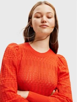Desigual Γυναίκες Πουλόβερ Ona 22WWJFAG Πορτοκαλί Regular Fit -Εξοδος Desigual Κατάστημα unnamed file 1303