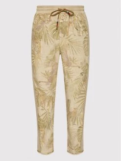 Desigual Γυναίκες Υφασμάτινα Παντελόνια Παντελόνι υφασμάτινο Jungle 22SWPW21 Πράσινο Regular Fit -Εξοδος Desigual Κατάστημα unnamed file 1314