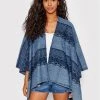 Desigual Γυναίκες Πόντσο Wash Denim Clara 22SAWA16 Μπλε Regular Fit -Εξοδος Desigual Κατάστημα unnamed file 1315