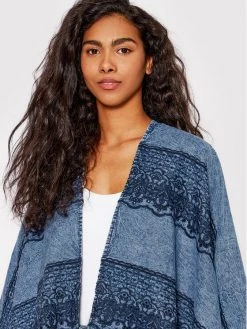 Desigual Γυναίκες Πόντσο Wash Denim Clara 22SAWA16 Μπλε Regular Fit -Εξοδος Desigual Κατάστημα unnamed file 1318