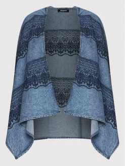 Desigual Γυναίκες Πόντσο Wash Denim Clara 22SAWA16 Μπλε Regular Fit -Εξοδος Desigual Κατάστημα unnamed file 1319