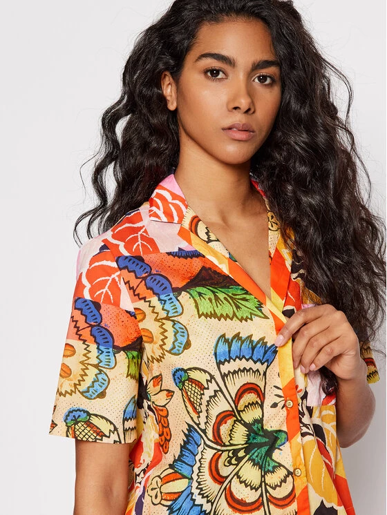 Desigual Γυναίκες Casual Πουκάμισα Πουκάμισο MONSIEUR CHRISTIAN LACROIX Avinyon 22SWCW24 Έγχρωμο Relaxed Fit 6 Desigual Γυναίκες Casual Πουκάμισα Πουκάμισο MONSIEUR CHRISTIAN LACROIX Avinyon 22SWCW24 Έγχρωμο Relaxed Fit - Image 4