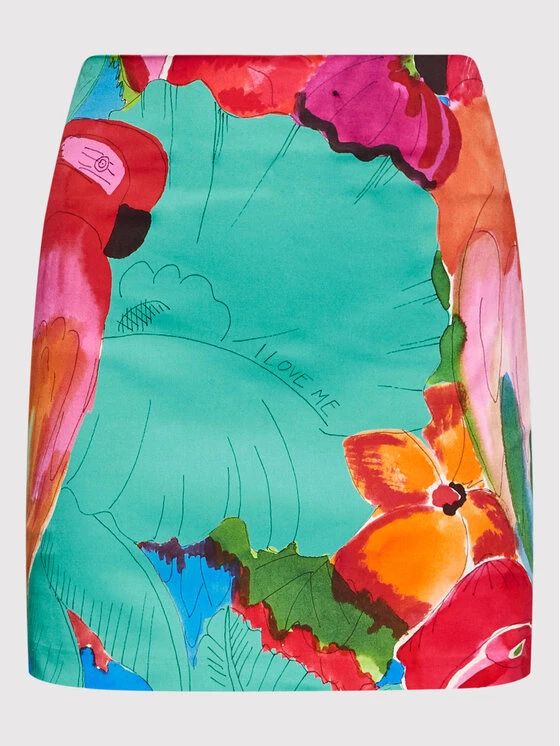 Desigual Γυναίκες Mini Φούστα σε γραμμή Α Rodas 22SWFW13 Πράσινο Regular Fit 7 Desigual Γυναίκες Mini Φούστα σε γραμμή Α Rodas 22SWFW13 Πράσινο Regular Fit - Image 5