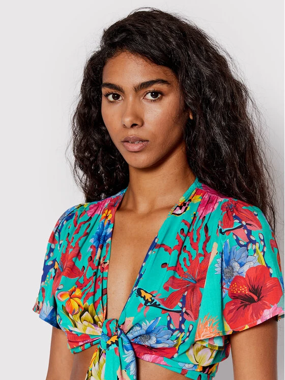 Desigual Γυναίκες Μπλουζάκια Μπλουζάκι Amaranta 22SWMW14 Πράσινο Relaxed Fit 7 Desigual Γυναίκες Μπλουζάκια Μπλουζάκι Amaranta 22SWMW14 Πράσινο Relaxed Fit - Image 5