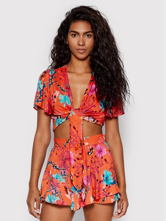 Desigual Γυναίκες Μπλουζάκια Μπλουζάκι Amaranta 22SWMW14 Κόκκινο Relaxed Fit 3 Desigual Γυναίκες Μπλουζάκια Μπλουζάκι Amaranta 22SWMW14 Κόκκινο Relaxed Fit