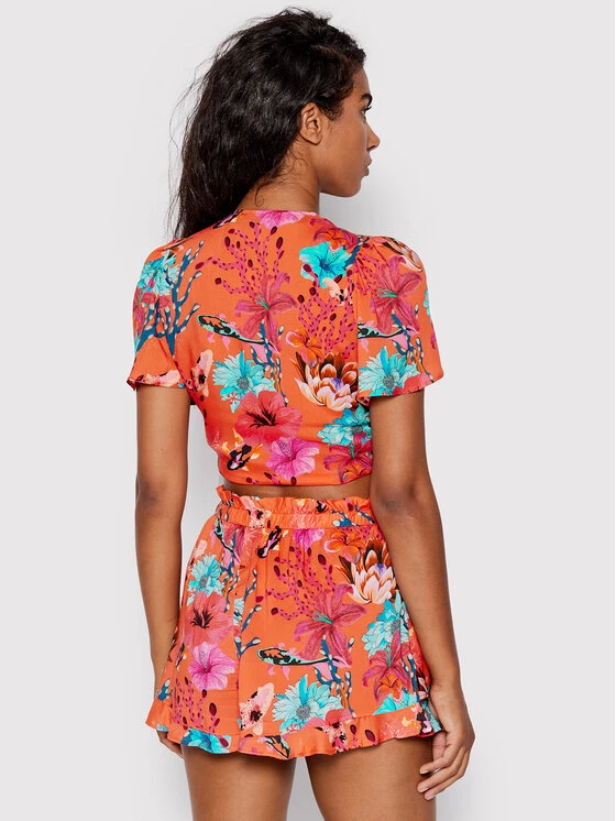 Desigual Γυναίκες Μπλουζάκια Μπλουζάκι Amaranta 22SWMW14 Κόκκινο Relaxed Fit 5 Desigual Γυναίκες Μπλουζάκια Μπλουζάκι Amaranta 22SWMW14 Κόκκινο Relaxed Fit - Image 3