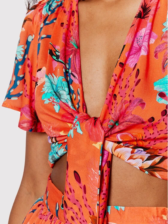 Desigual Γυναίκες Μπλουζάκια Μπλουζάκι Amaranta 22SWMW14 Κόκκινο Relaxed Fit 6 Desigual Γυναίκες Μπλουζάκια Μπλουζάκι Amaranta 22SWMW14 Κόκκινο Relaxed Fit - Image 4