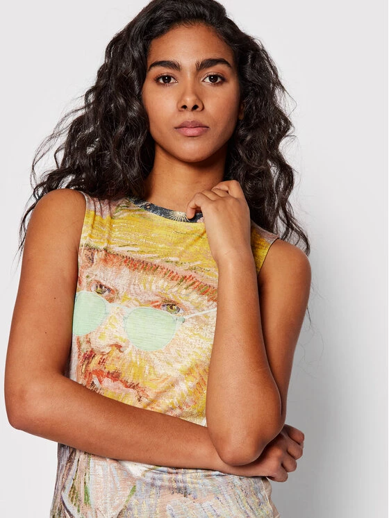 Desigual Γυναίκες Μπλουζάκια Μπλουζάκι Vincent 22SWTKB8 Έγχρωμο Regular Fit 6 Desigual Γυναίκες Μπλουζάκια Μπλουζάκι Vincent 22SWTKB8 Έγχρωμο Regular Fit - Image 4