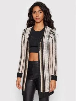 Desigual Γυναίκες Ζακέτες Ζακέτα Cami 22SWJF13 Μαύρο Relaxed Fit Μπεζ