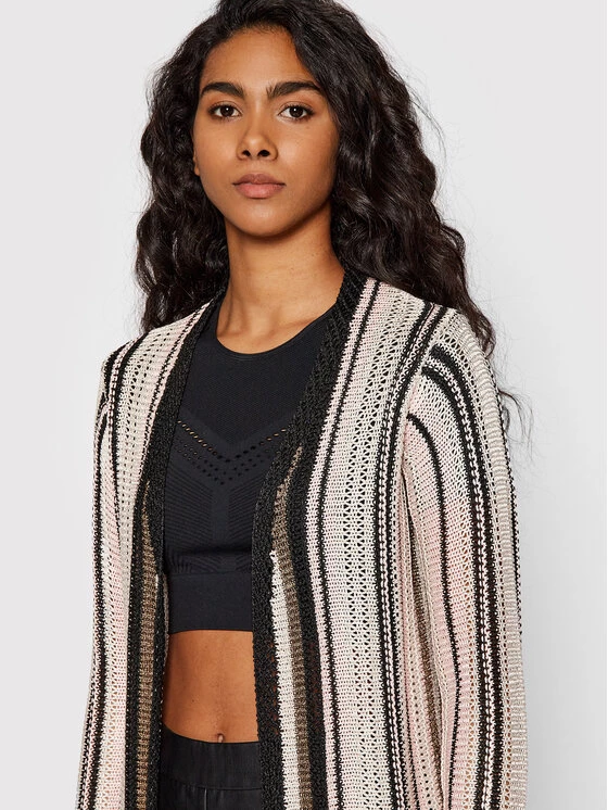 Desigual Γυναίκες Ζακέτες Ζακέτα Cami 22SWJF13 Μαύρο Relaxed Fit Μπεζ 6 Desigual Γυναίκες Ζακέτες Ζακέτα Cami 22SWJF13 Μαύρο Relaxed Fit Μπεζ - Image 4