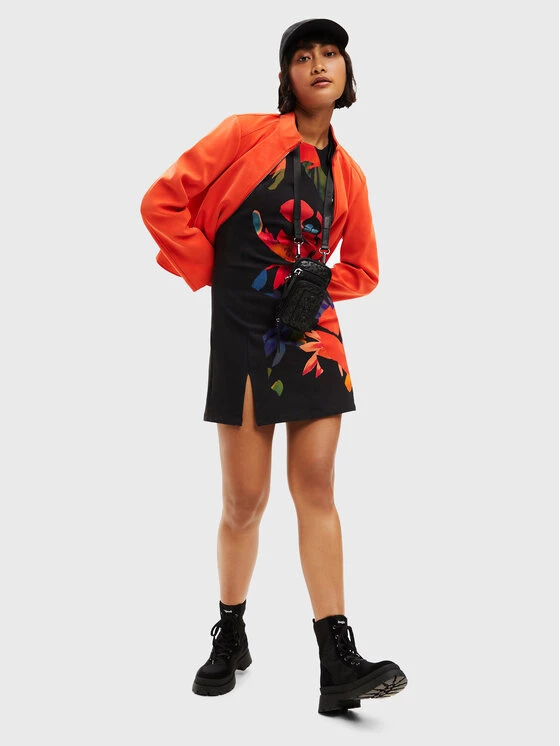 Desigual Γυναίκες Καθημερινά Φορέματα Φόρεμα καθημερινό Irma 22WWVW42 Μαύρο Slim Fit 4 Desigual Γυναίκες Καθημερινά Φορέματα Φόρεμα καθημερινό Irma 22WWVW42 Μαύρο Slim Fit - Image 2