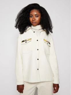 Desigual Γυναίκες Μεταβατικά Μπουφάν Μπουφάν μεταβατικό Chaq Kaysa 20WWEWAA Μπεζ Regular Fit