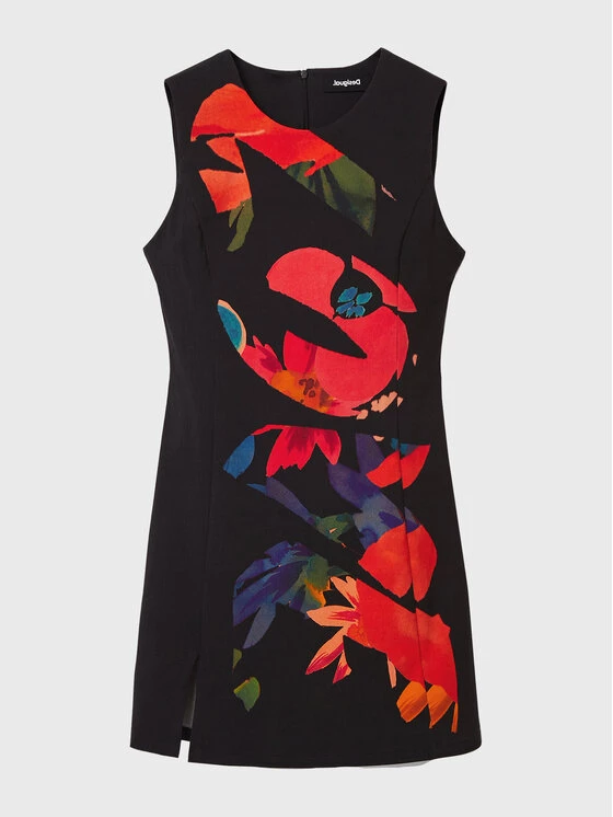 Desigual Γυναίκες Καθημερινά Φορέματα Φόρεμα καθημερινό Irma 22WWVW42 Μαύρο Slim Fit 7 Desigual Γυναίκες Καθημερινά Φορέματα Φόρεμα καθημερινό Irma 22WWVW42 Μαύρο Slim Fit - Image 5