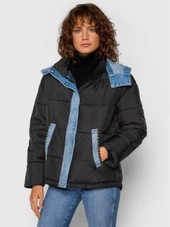 Desigual Γυναίκες Πουπουλένια Μπουφάν Μπουφάν πουπουλένιο Austen 21WWEW33 Μαύρο Regular Fit