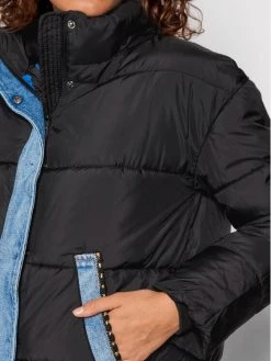 Desigual Γυναίκες Πουπουλένια Μπουφάν Μπουφάν πουπουλένιο Austen 21WWEW33 Μαύρο Regular Fit -Εξοδος Desigual Κατάστημα unnamed file 1436