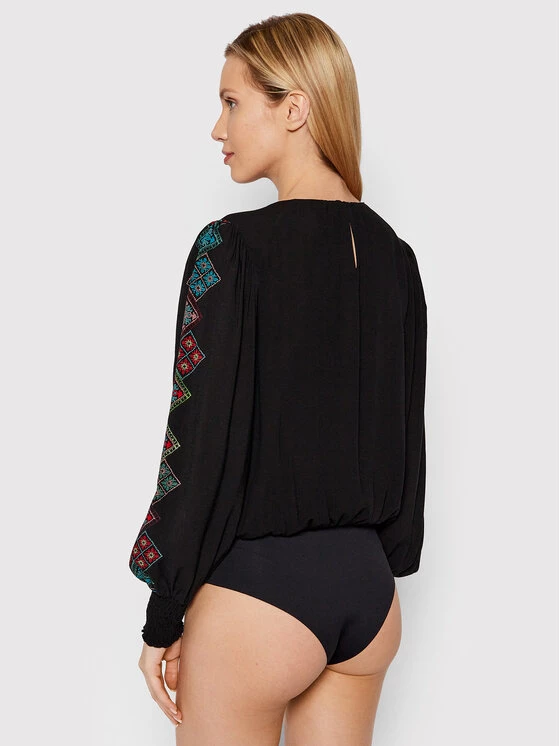 Desigual Γυναίκες Κορμάκια κορμάκι Candy 22SWBW47 Μαύρο Regular Fit 5 Desigual Γυναίκες Κορμάκια κορμάκι Candy 22SWBW47 Μαύρο Regular Fit - Image 3