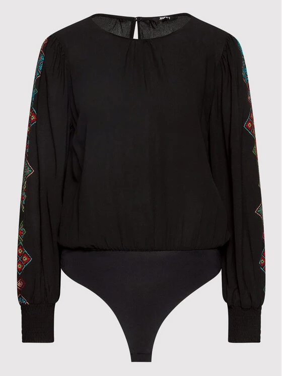 Desigual Γυναίκες Κορμάκια κορμάκι Candy 22SWBW47 Μαύρο Regular Fit 7 Desigual Γυναίκες Κορμάκια κορμάκι Candy 22SWBW47 Μαύρο Regular Fit - Image 5