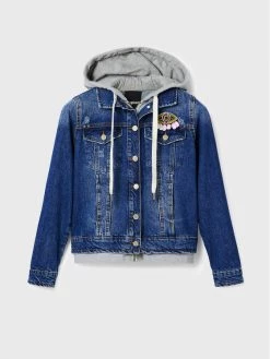 Desigual Γυναίκες Τζιν Μπουφάν Τζιν μπουφάν Jacksonville 22WWED46 Σκούρο μπλε Regular Fit -Εξοδος Desigual Κατάστημα unnamed file 148