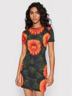 Desigual Γυναίκες Καθημερινά Φορέματα Φόρεμα καθημερινό Alma 22SWVK08 Σκούρο μπλε Slim Fit